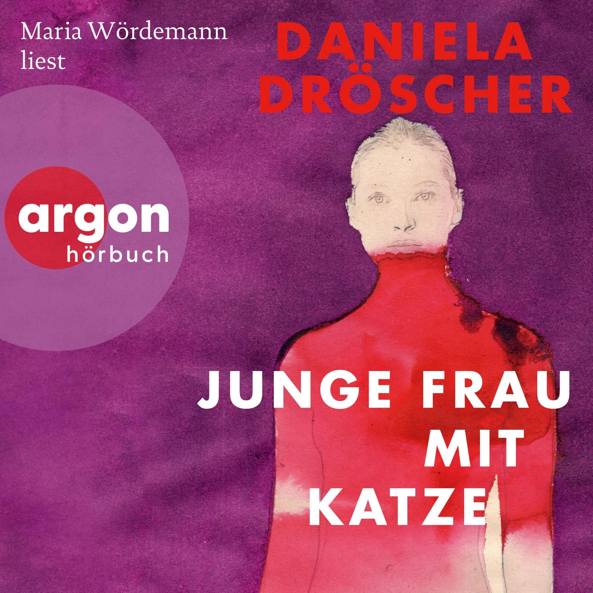 Junge Frau mit Katze  Hörbuch
