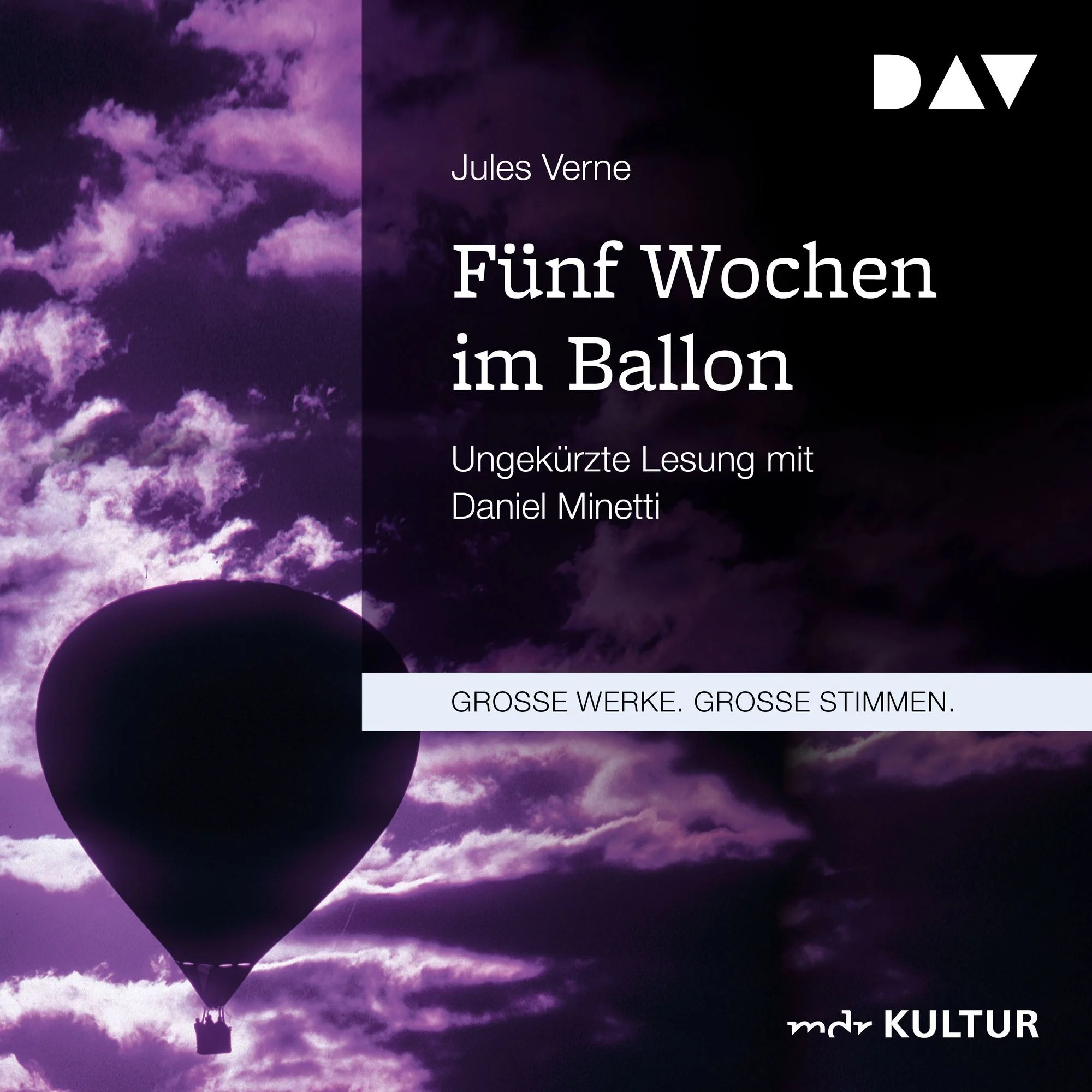 Fünf Wochen im Ballon Hörbuch