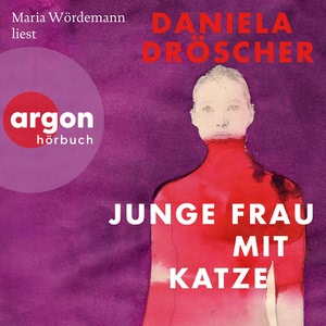 Junge Frau mit Katze Hörbuch